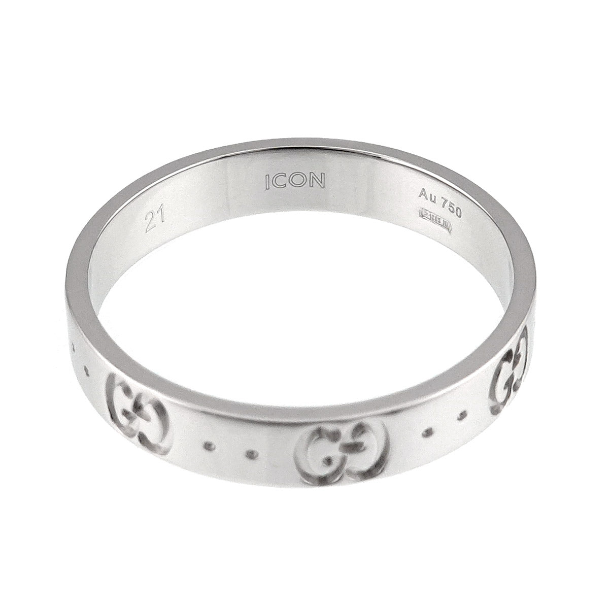 Icon Ring 18K WG White Gold 750 Size21 9-9.5(US)