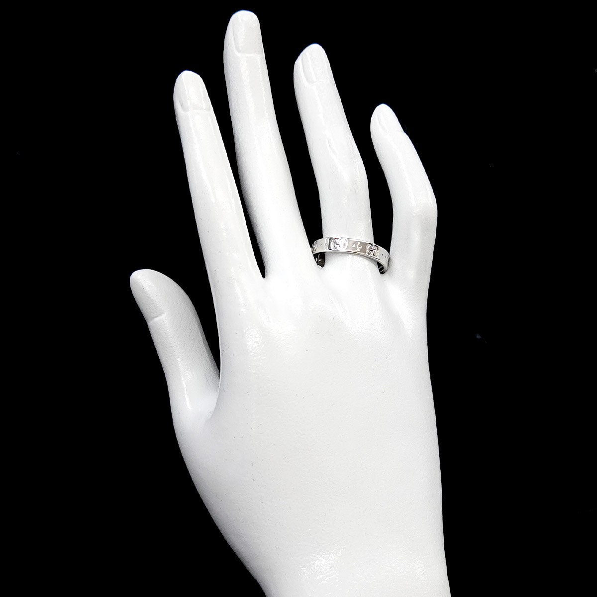Icon Ring 18K WG White Gold 750 Size21 9-9.5(US)