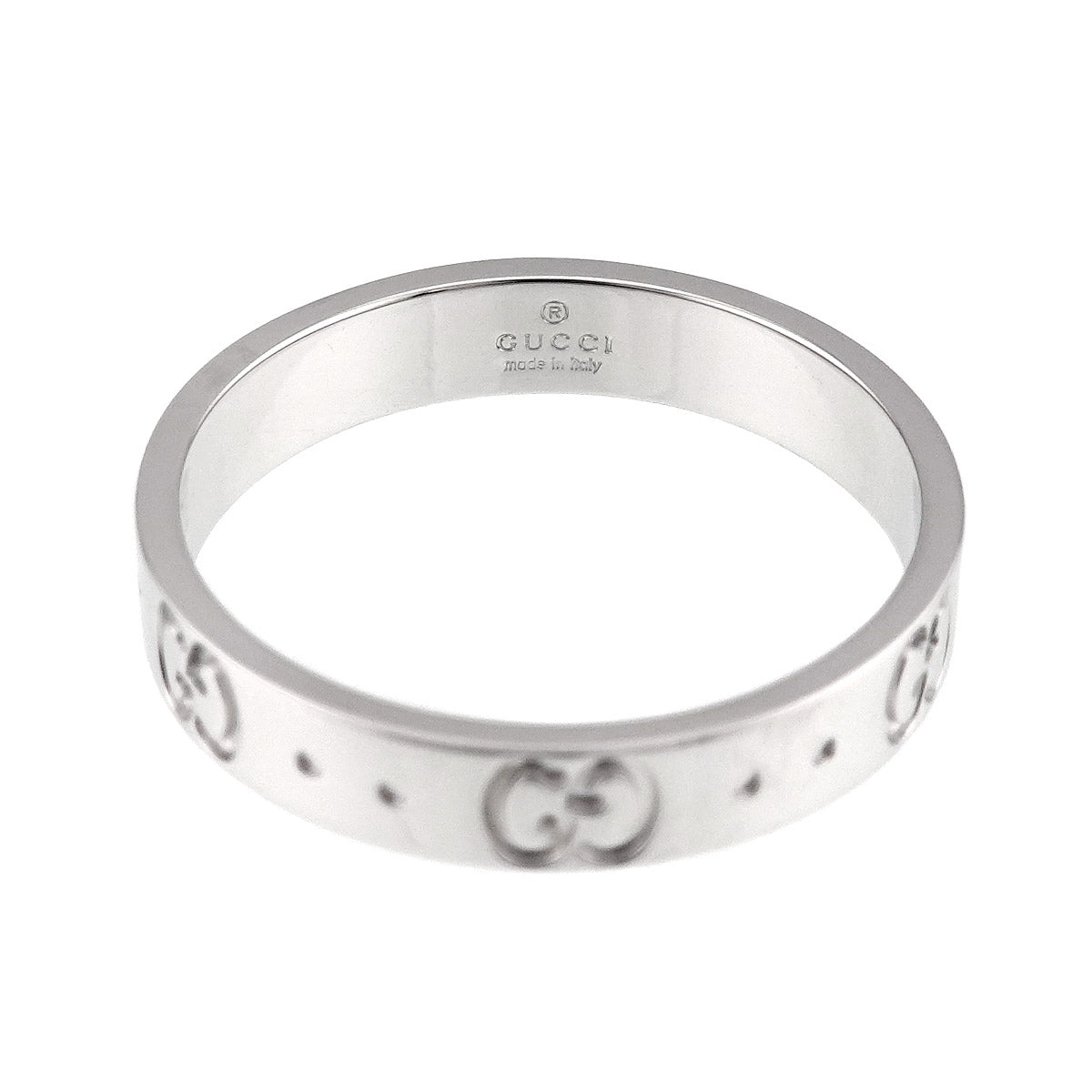 Icon Ring 18K WG White Gold 750 Size18 8-8.25(US)