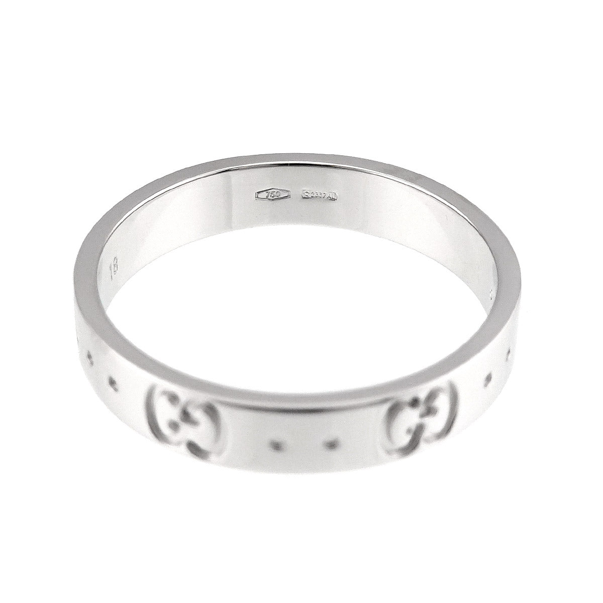 Icon Ring 18K WG White Gold 750 Size18 8-8.25(US)