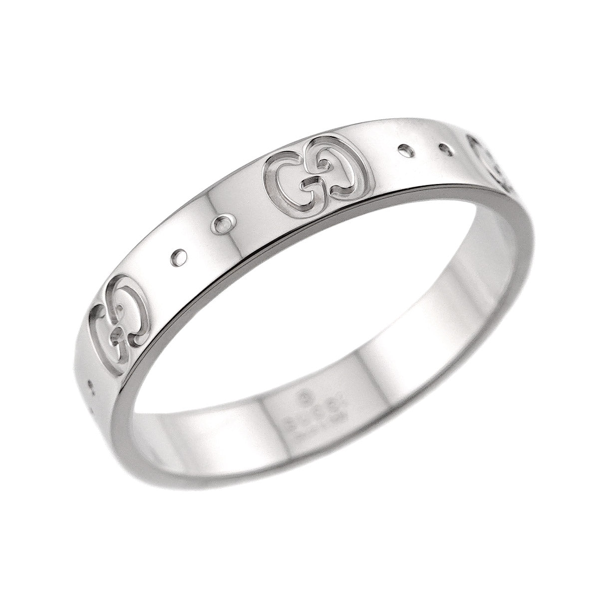 Icon Ring 18K WG White Gold 750 Size18 8-8.25(US)