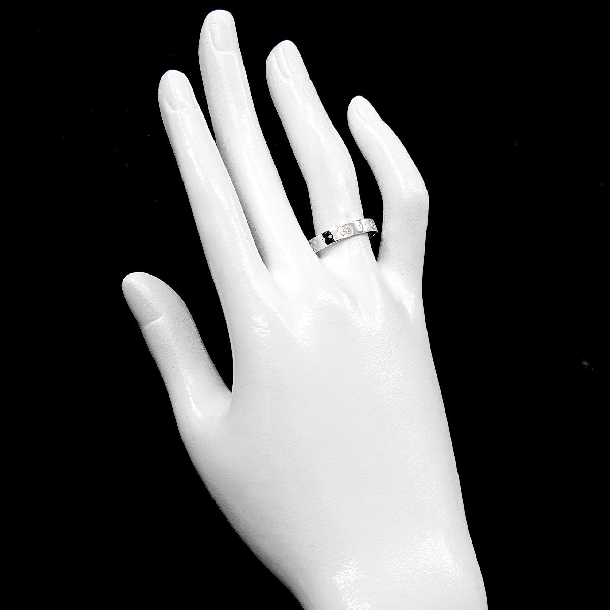 Icon Ring 18K WG White Gold 750 Size18 8-8.25(US)