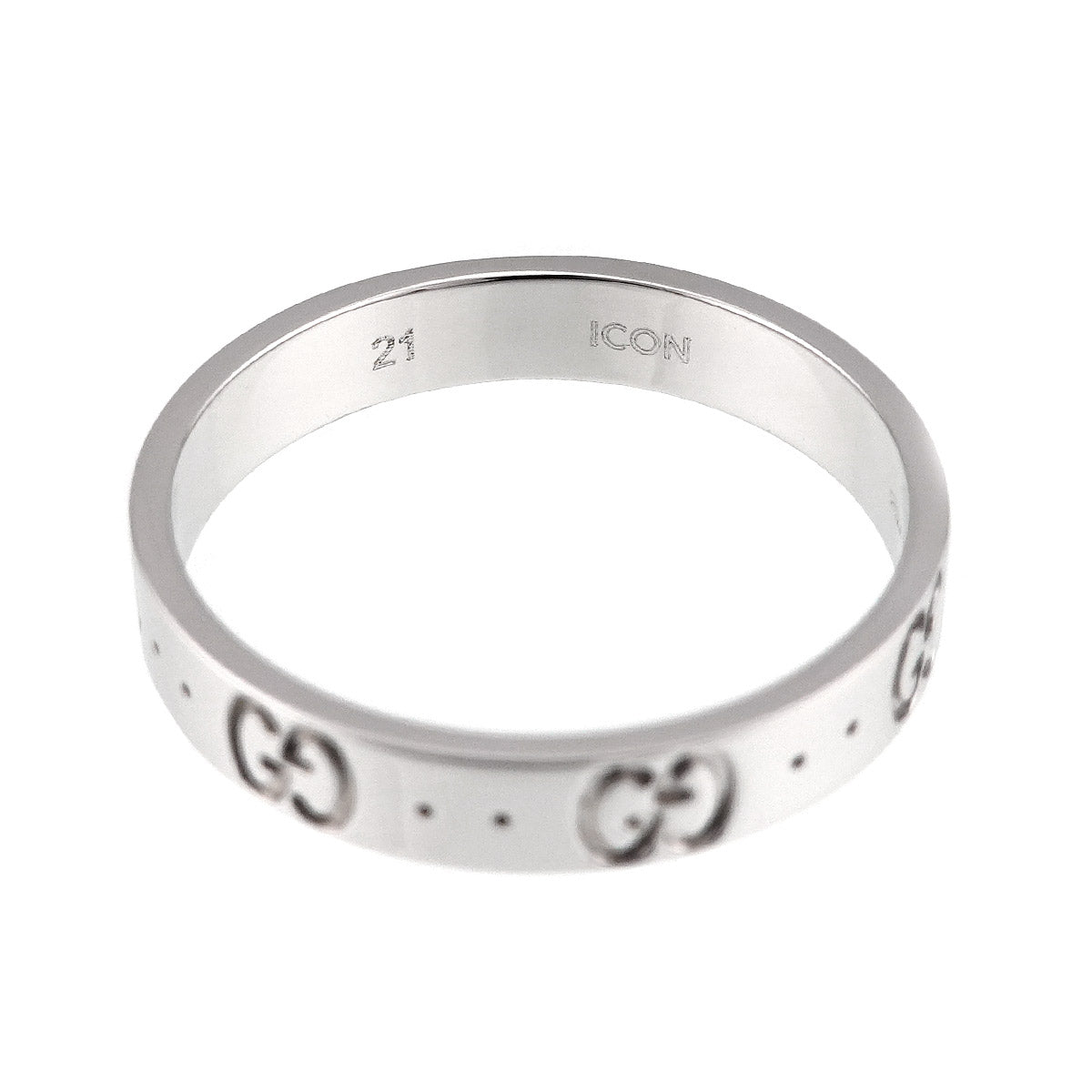Icon Ring 18K White Gold 750 Size21 9-9.5(US)