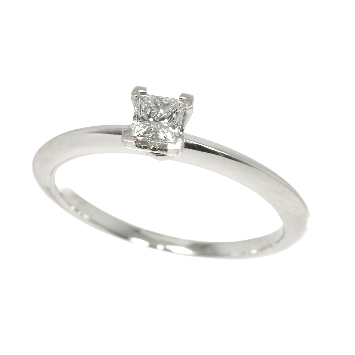 Diamond 0.20ct G/VS1/EX Ring Pt Platinum Size5.25(US)