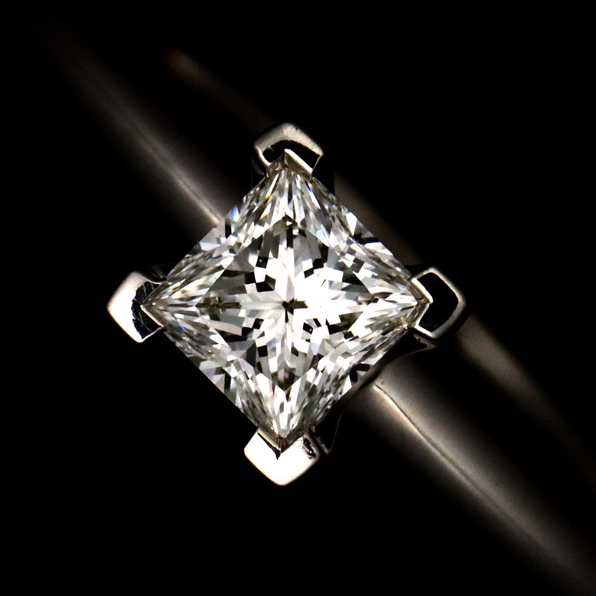 Diamond 0.20ct G/VS1/EX Ring Pt Platinum Size5.25(US)