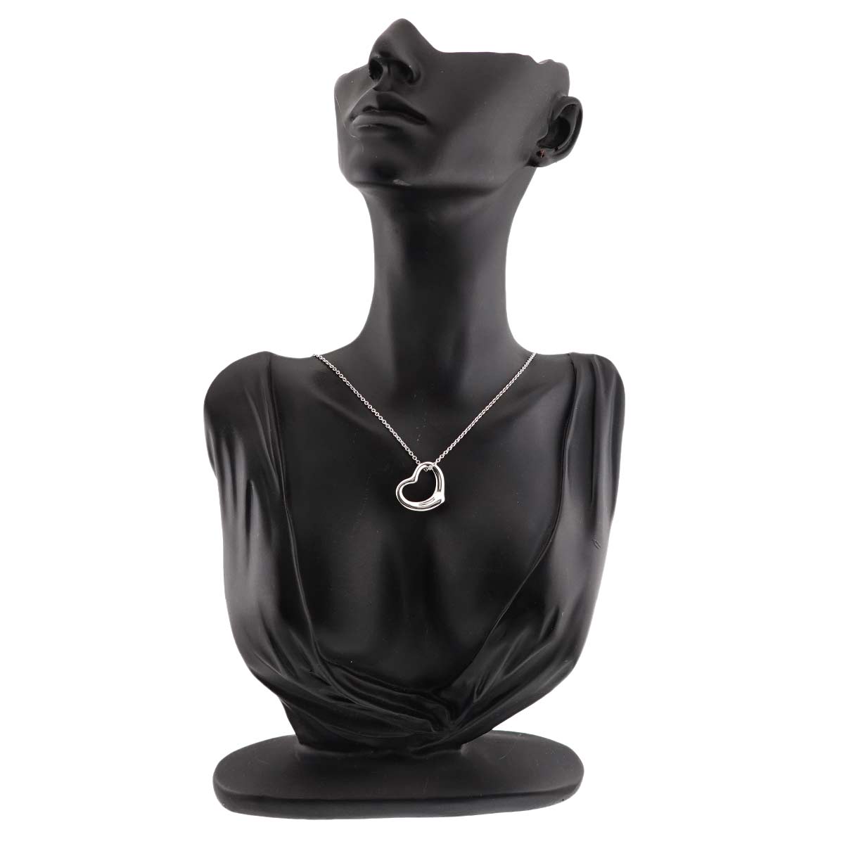 Open Heart Necklace Silver 925