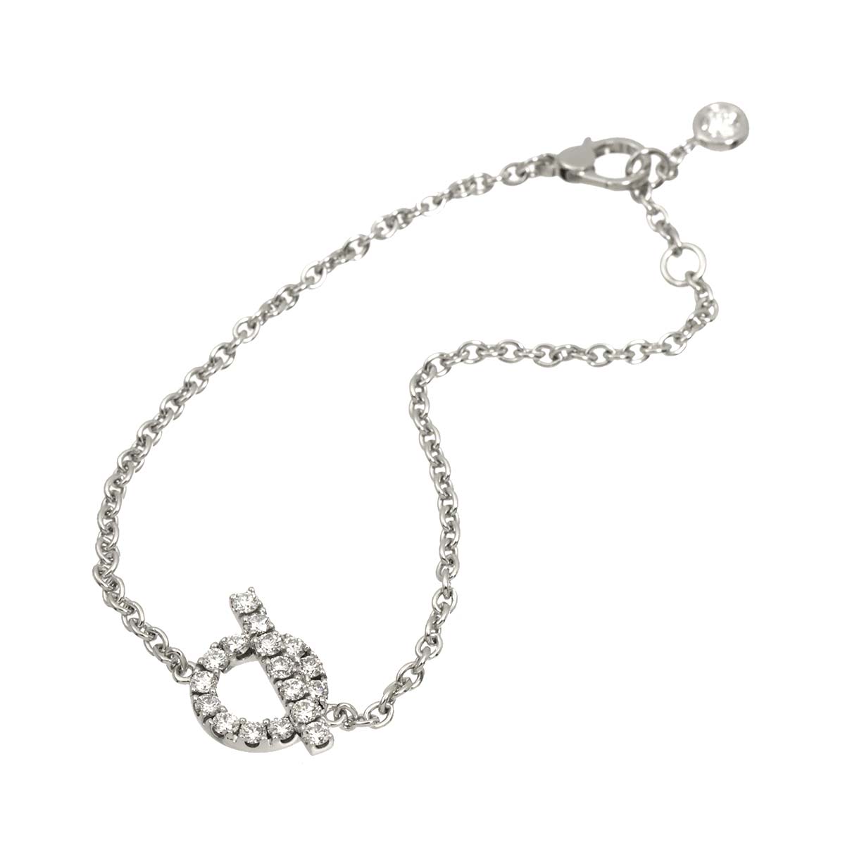 Diamond 0.55ct SH Bracelet 18K WG 750