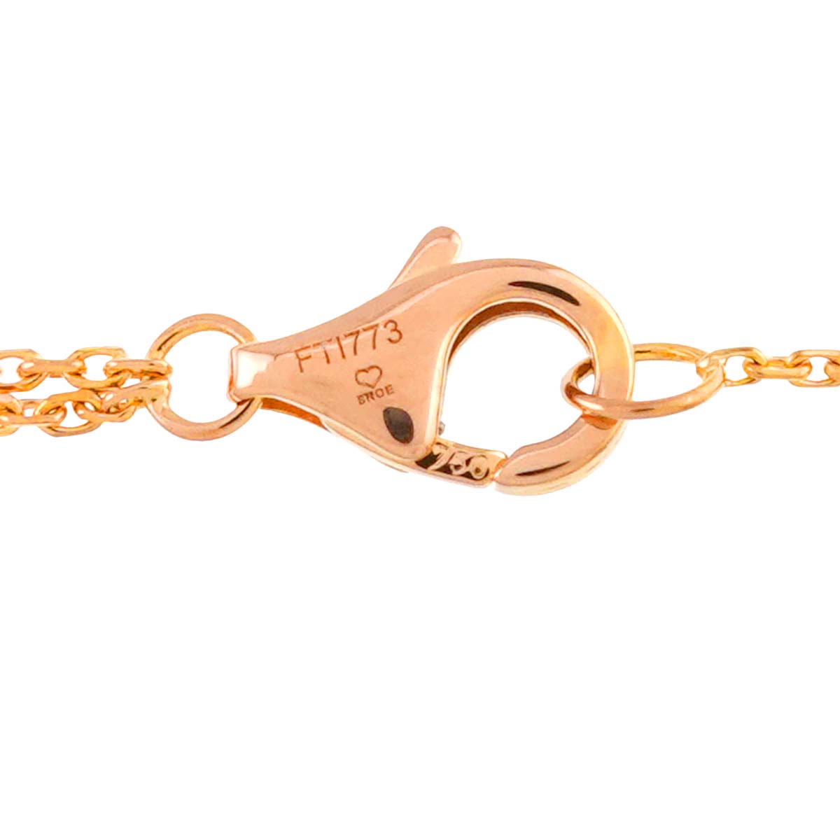Trinity Mini Necklace 18K YG WG PG 750