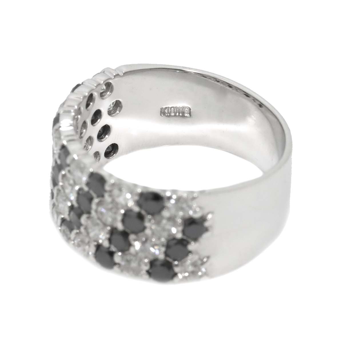 Diamond 2.00ct Ring 18K K18 WG White Gold size6-6.25(US)