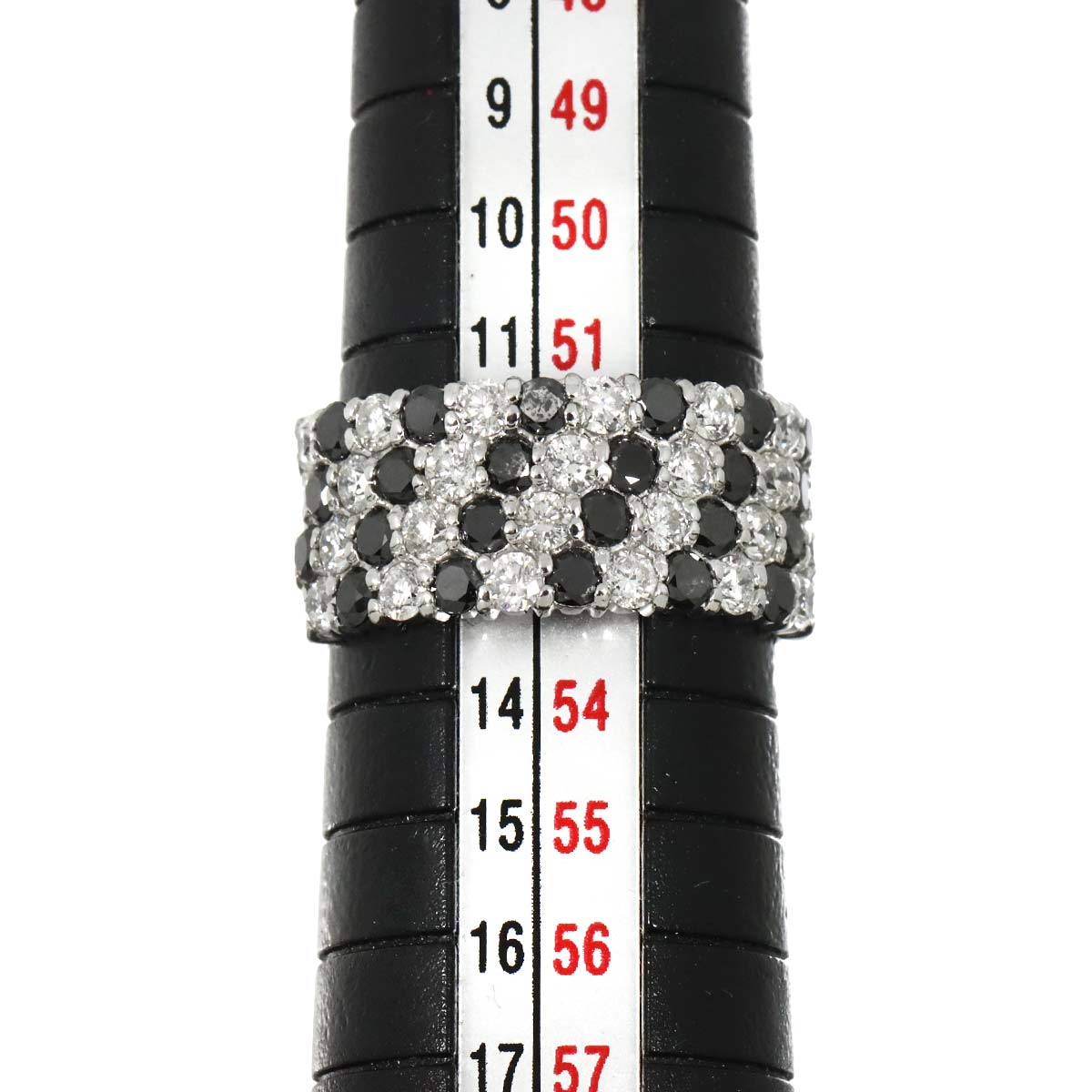 Diamond 2.00ct Ring 18K K18 WG White Gold size6-6.25(US)