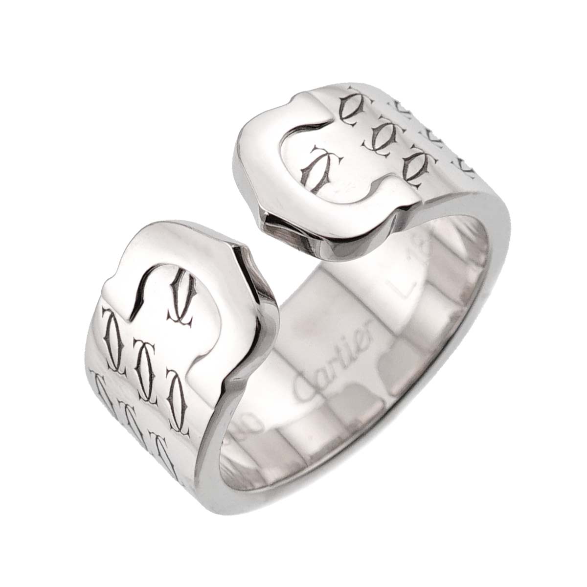 C2 Ring 18K White Gold 750 size50 5.25(US)