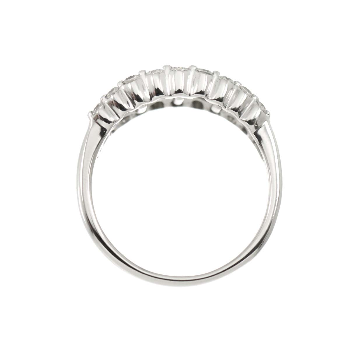Diamond Ring Pt Platinum size7.75-8(US)