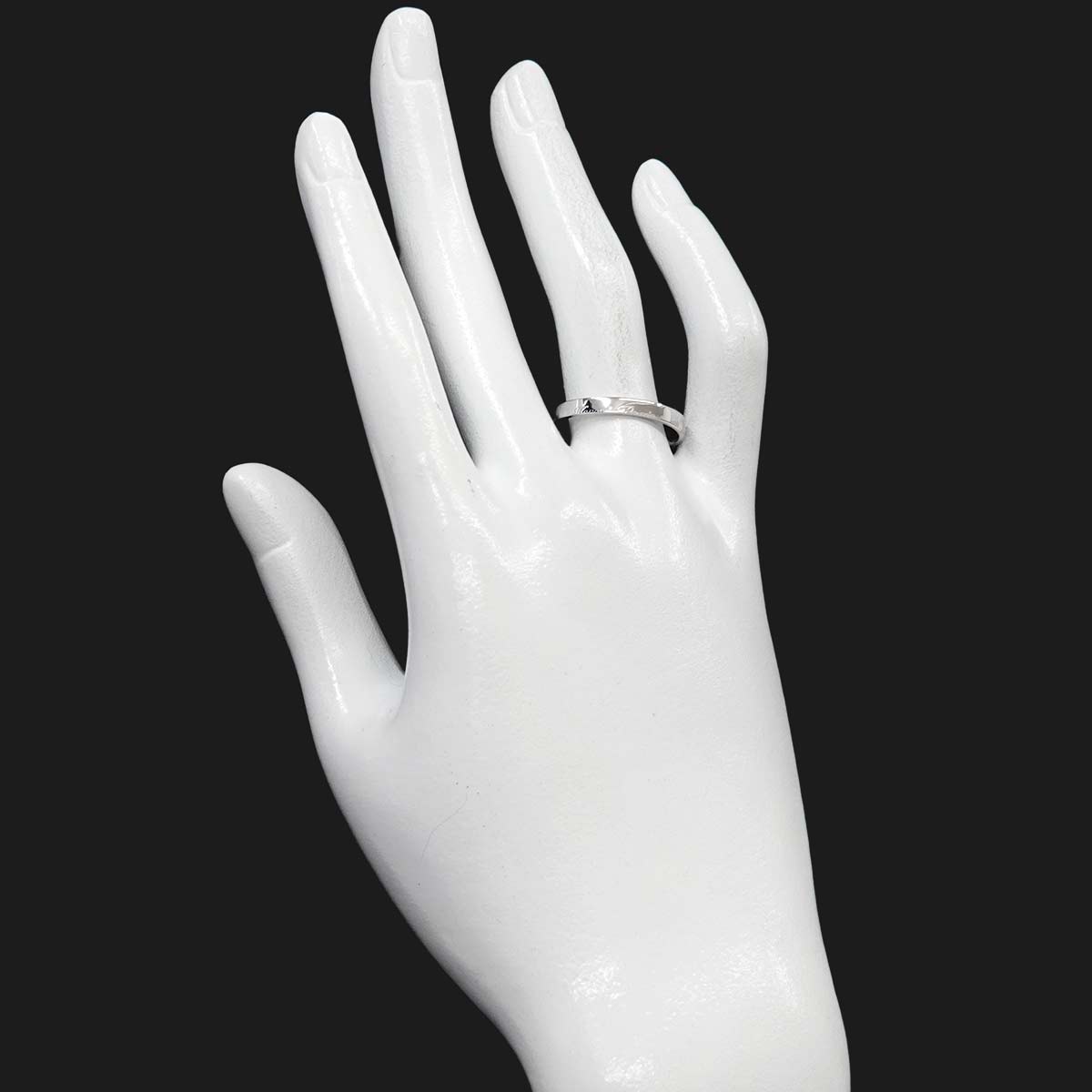 Ring 18K White Gold 750 Size59 8.25-8.75(US)