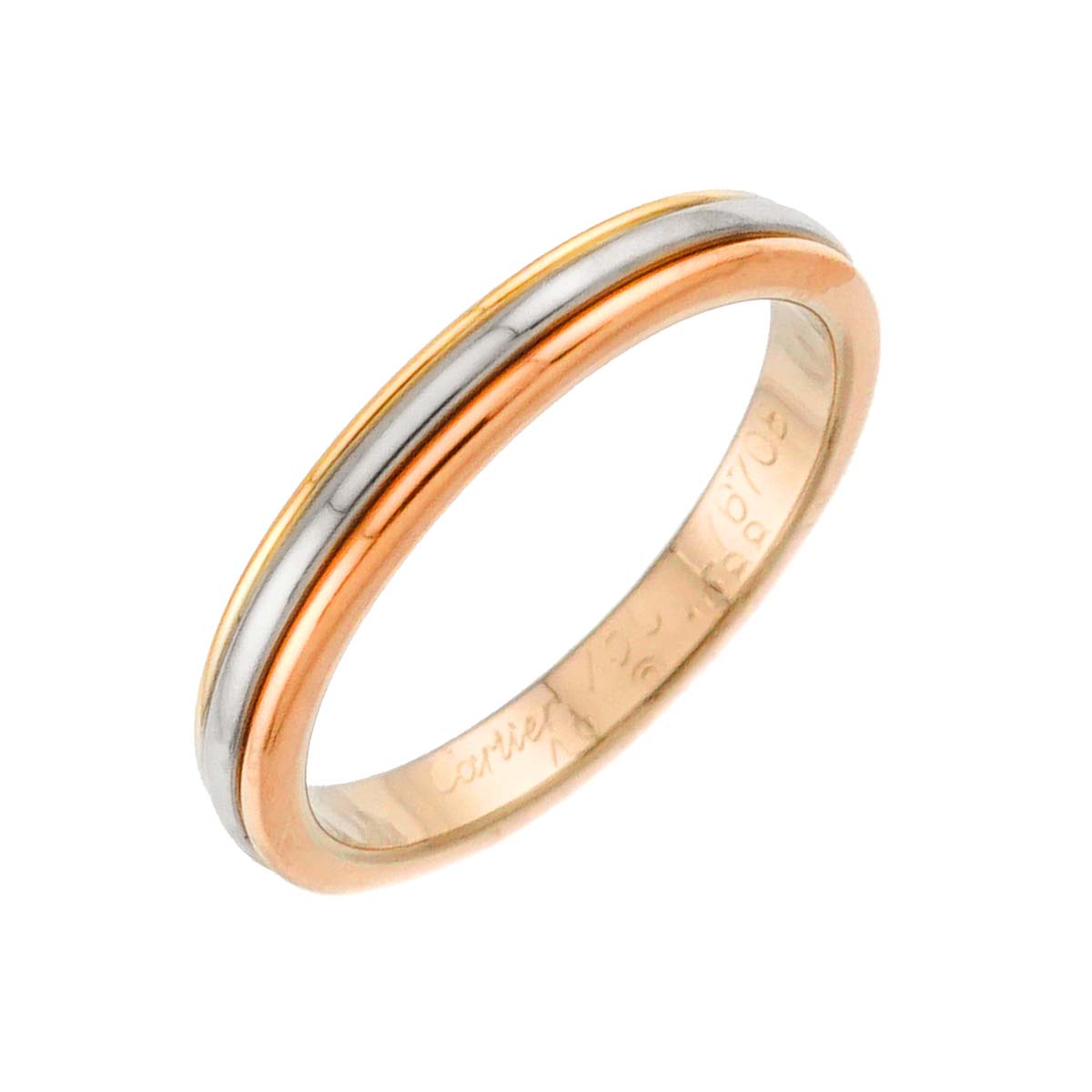 Vendome Ring 18K YG WG PG 750 size49 4.75-5(US)