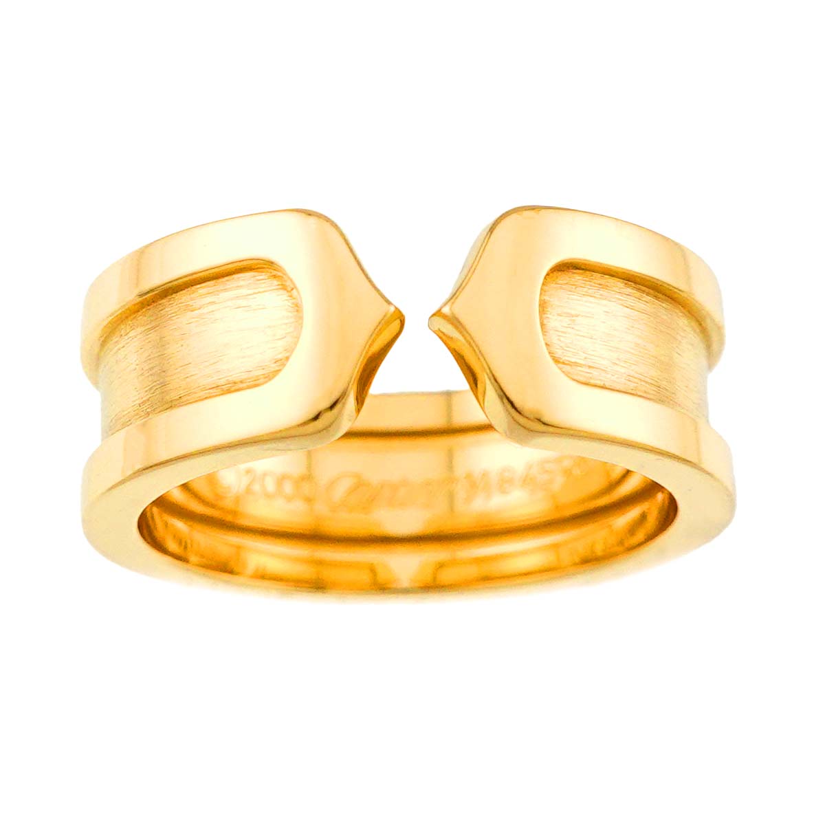 C2 Ring 18K YG 750 size46 3.25-3.75(US)