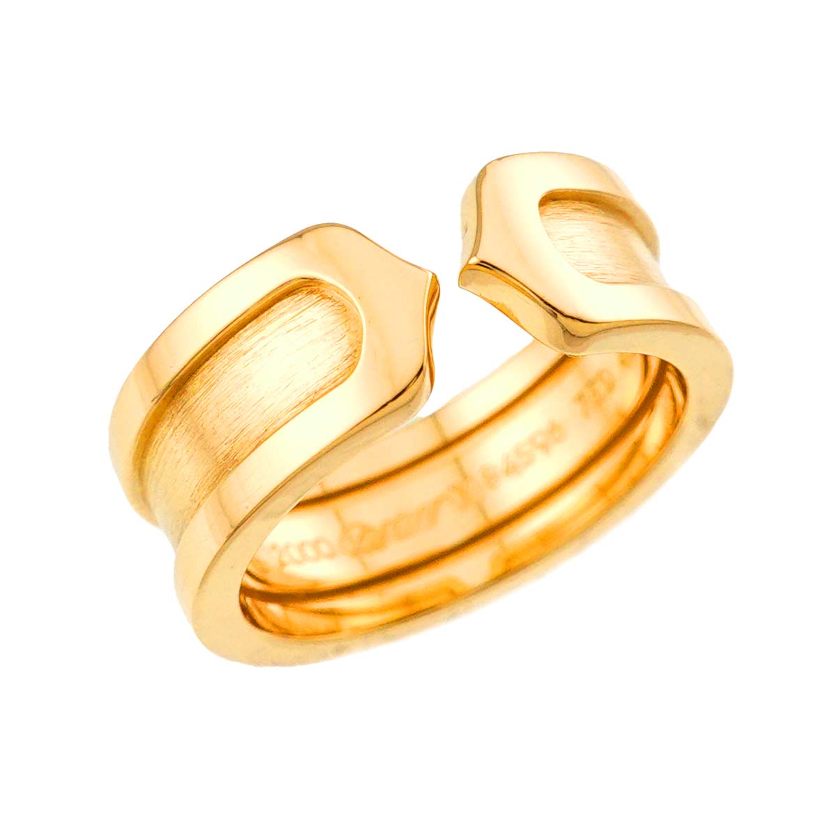 C2 Ring 18K YG 750 size46 3.25-3.75(US)