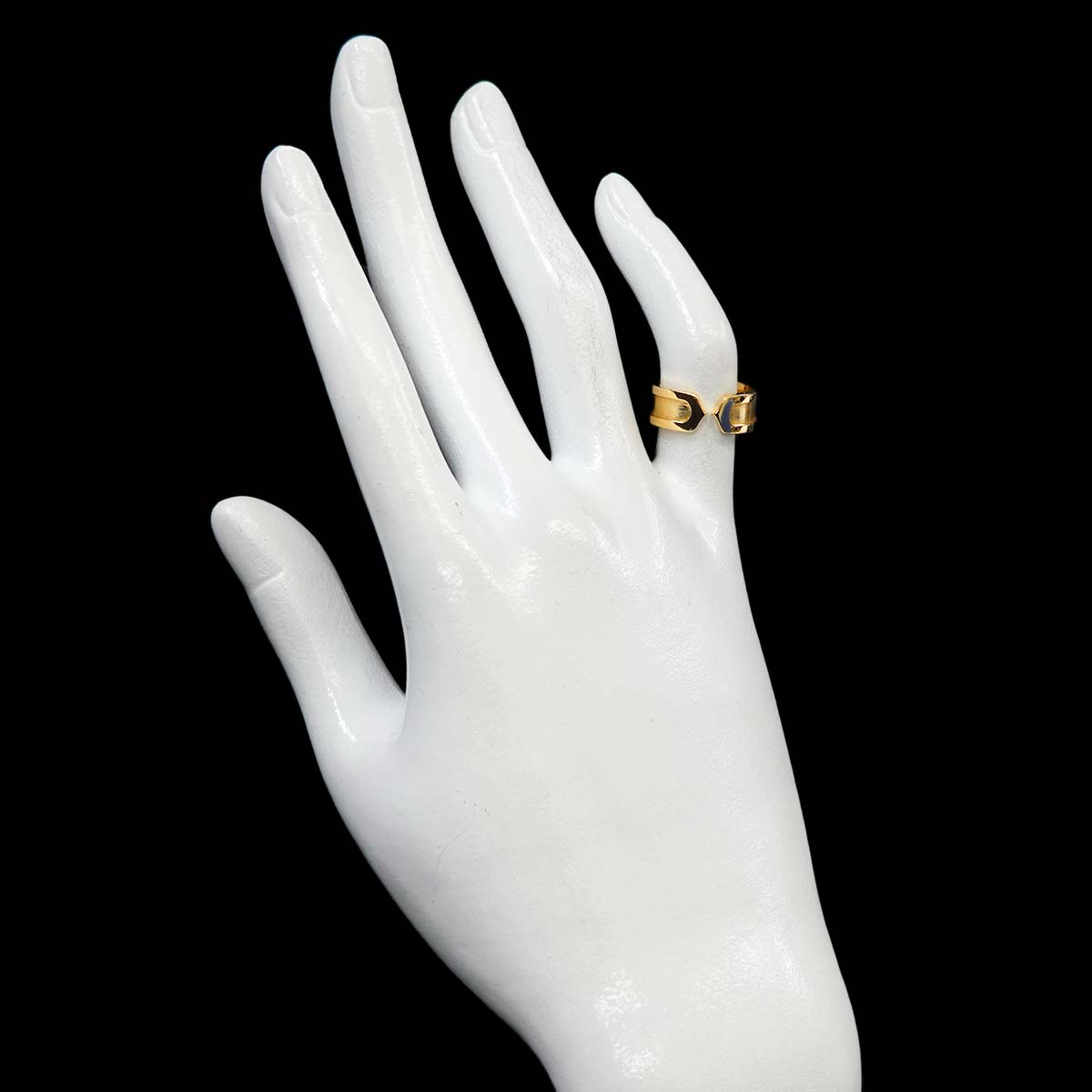 C2 Ring 18K YG 750 size46 3.25-3.75(US)