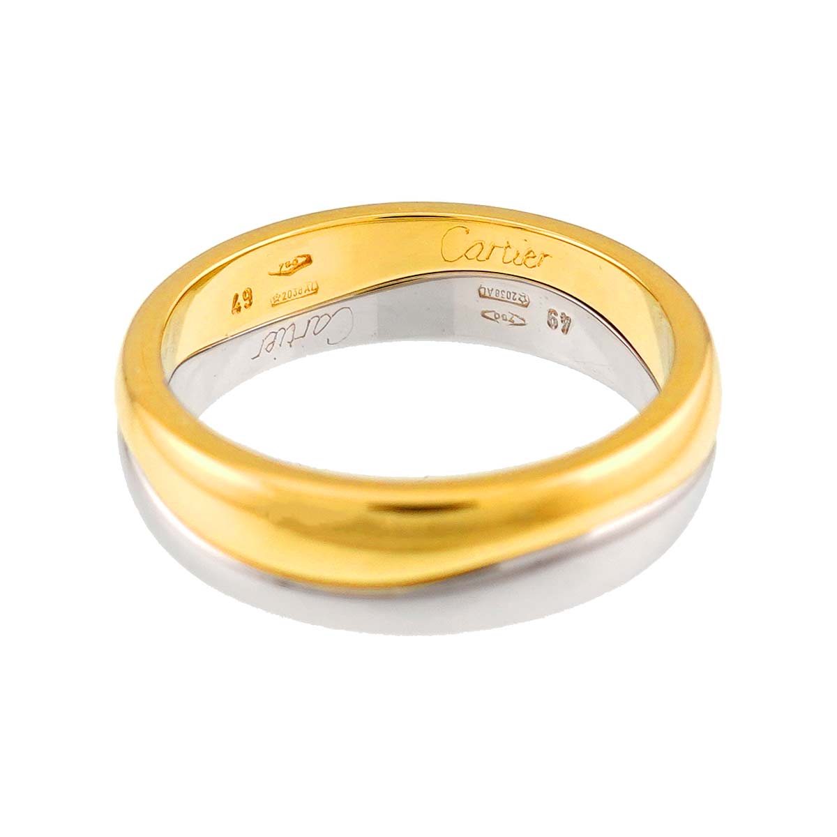 Love Me Ring 18K YG WG 750 size49 4.75-5(US)