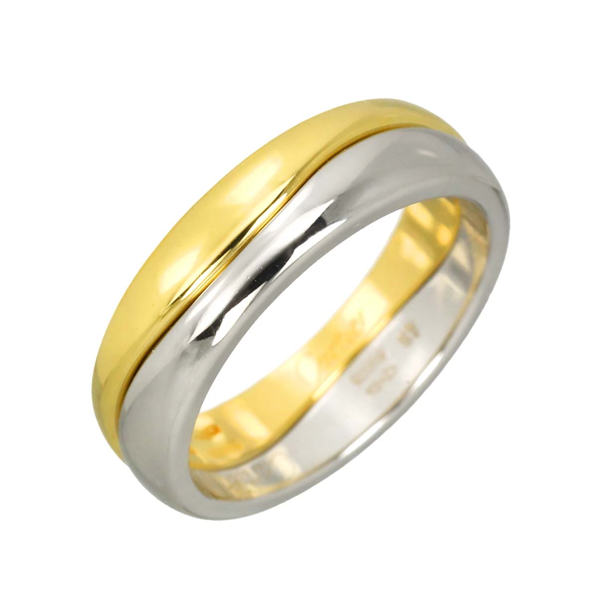 Love Me Ring 18K YG WG 750 size49 4.75-5(US)