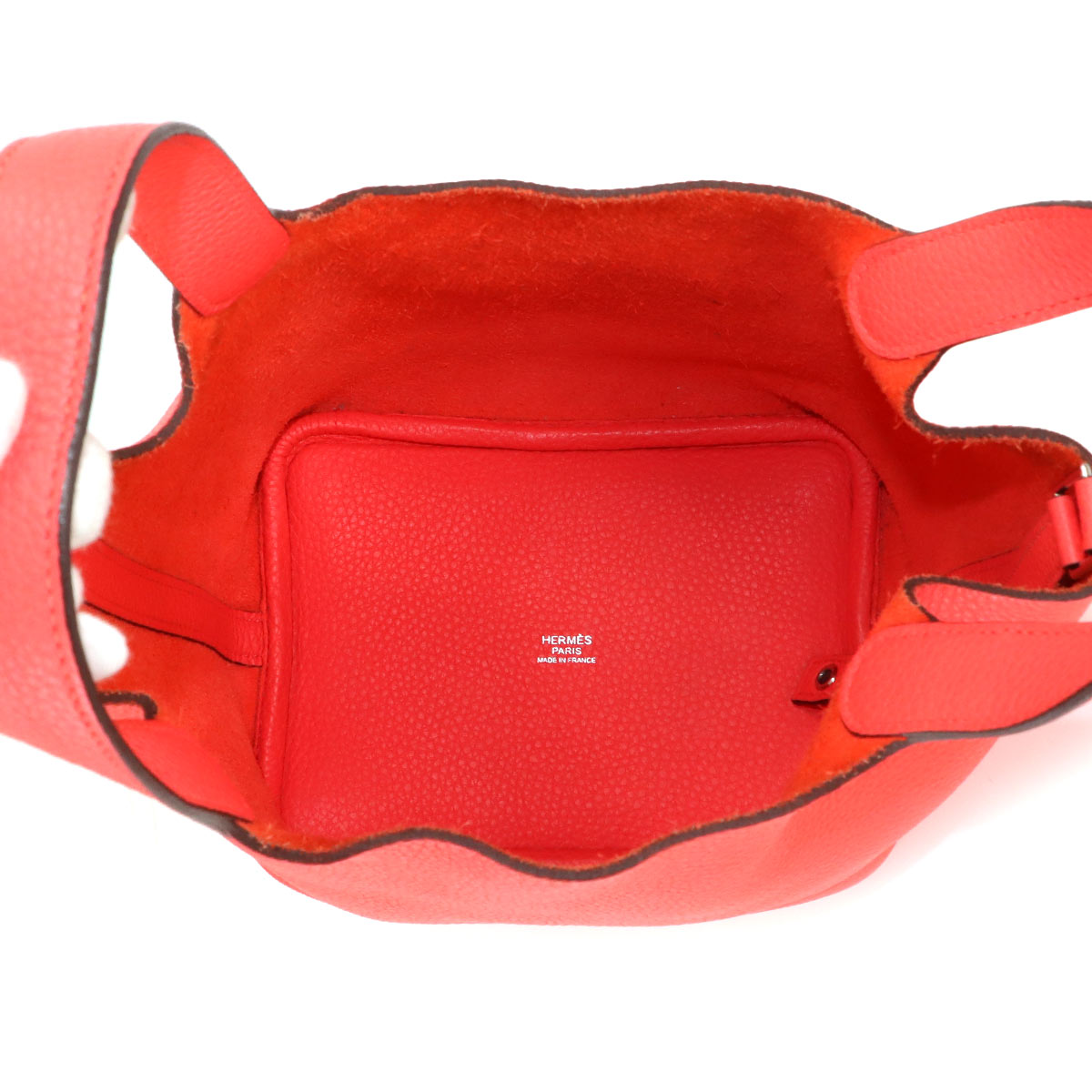 Picotin Lock PM Hand Bag Taurillon Clemence Rose Texese