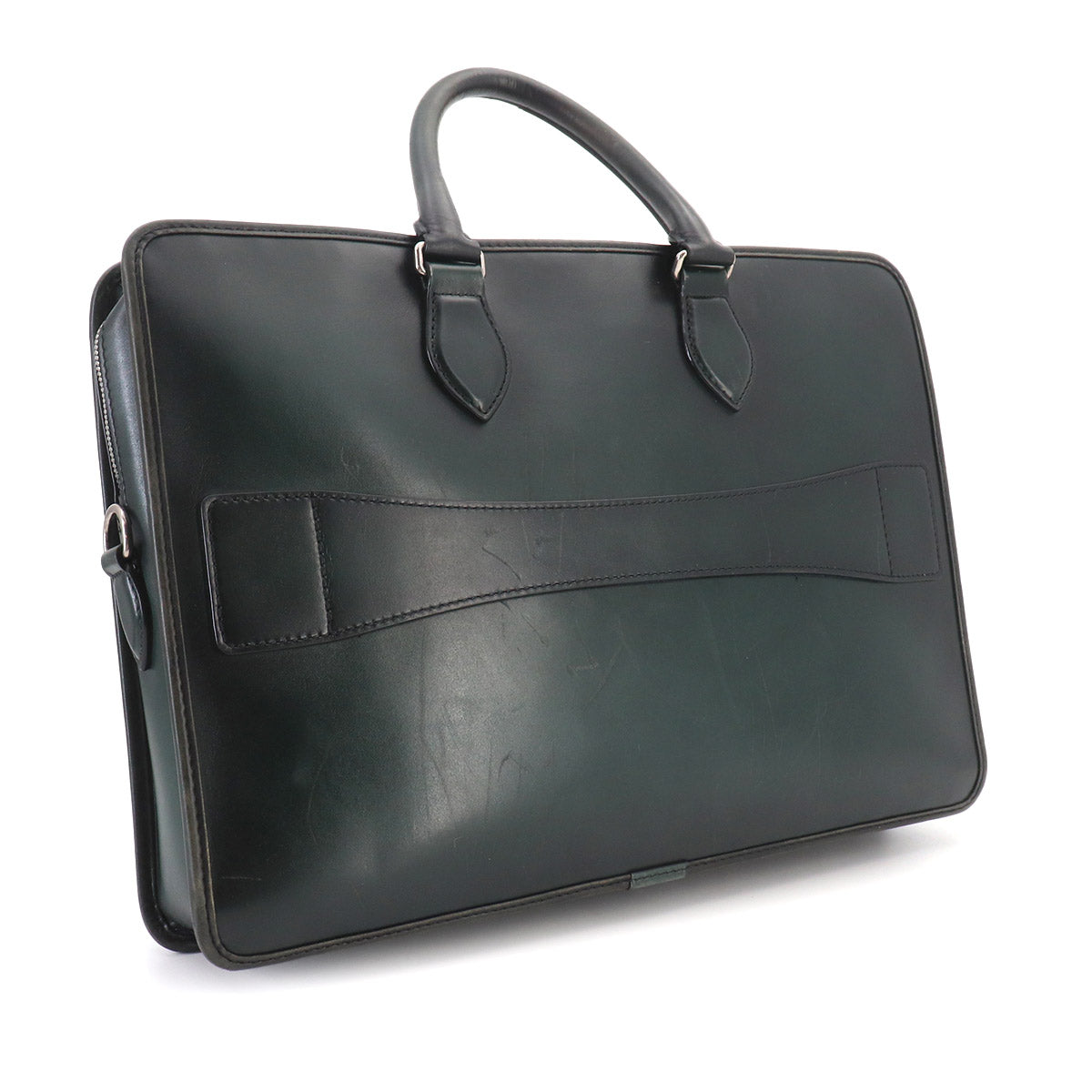 Un Jour Briefcase Business Shoulder Bag Venezia Leather