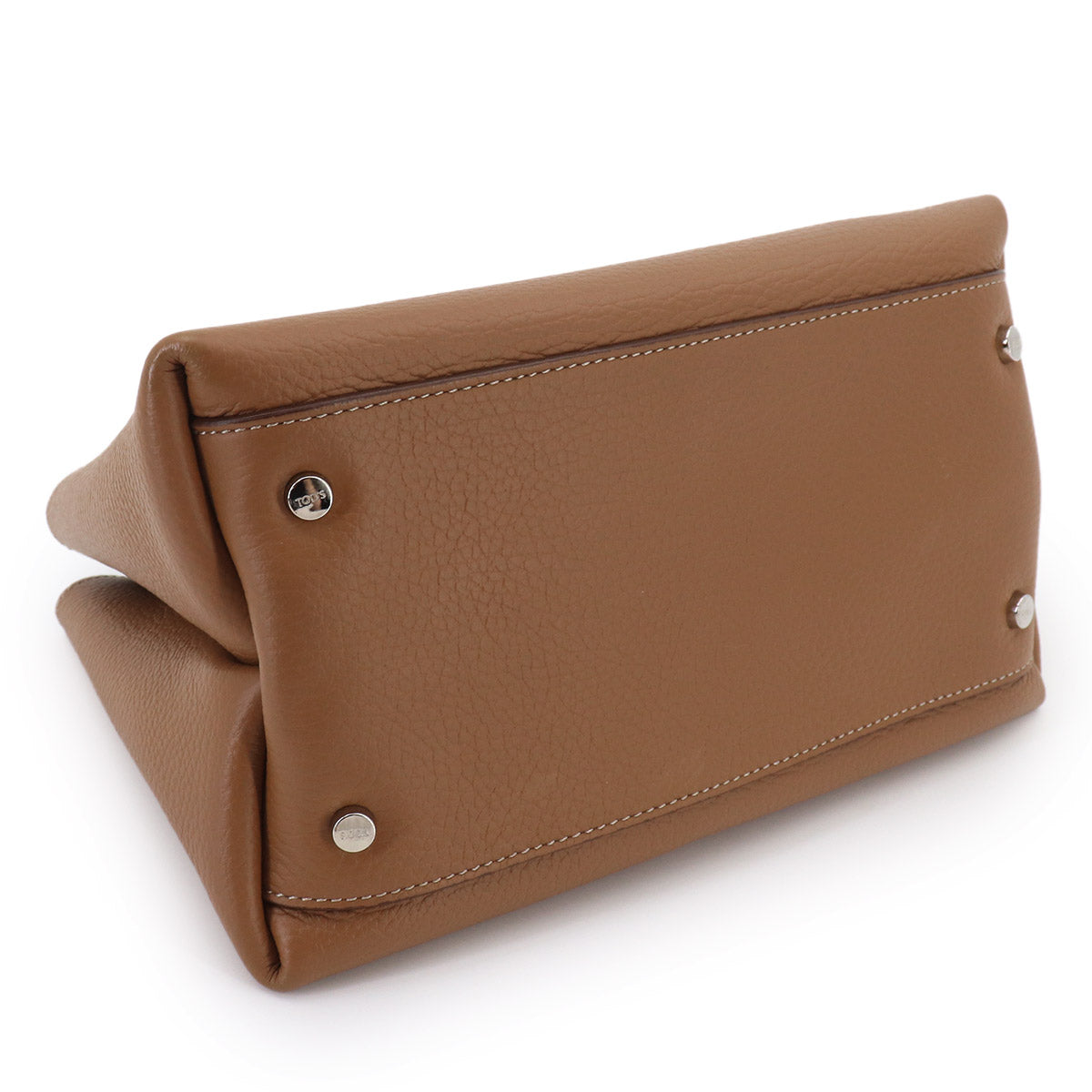 T Timeless Micro 2way Hand Shoulder Bag Leather Brown Purse