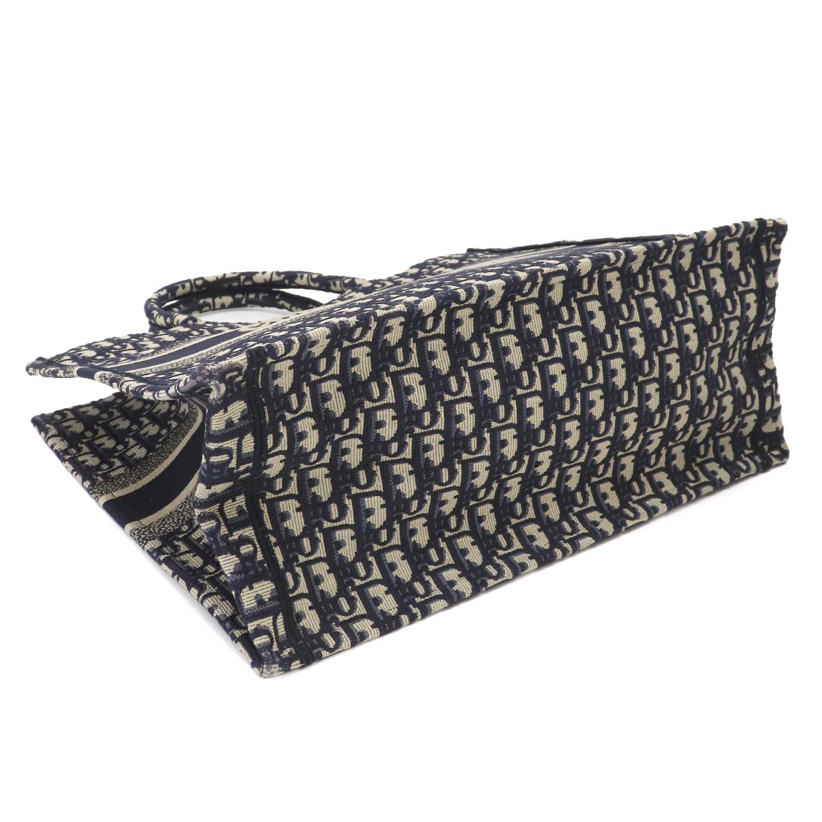 Book Tote Large Bag Oblique Canvas Navy M1286ZRIW
