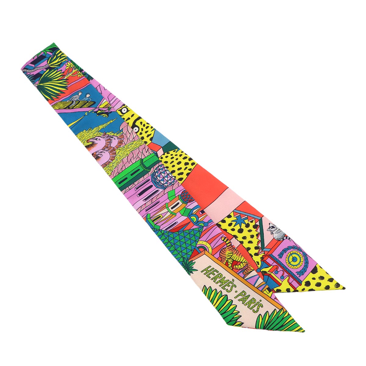 Twilly Scarf Silk ANIMA POLIS Multicolor