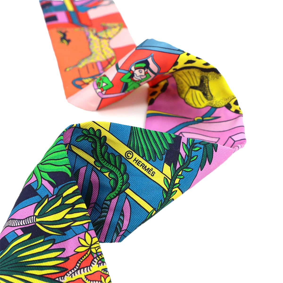 Twilly Scarf Silk ANIMA POLIS Multicolor