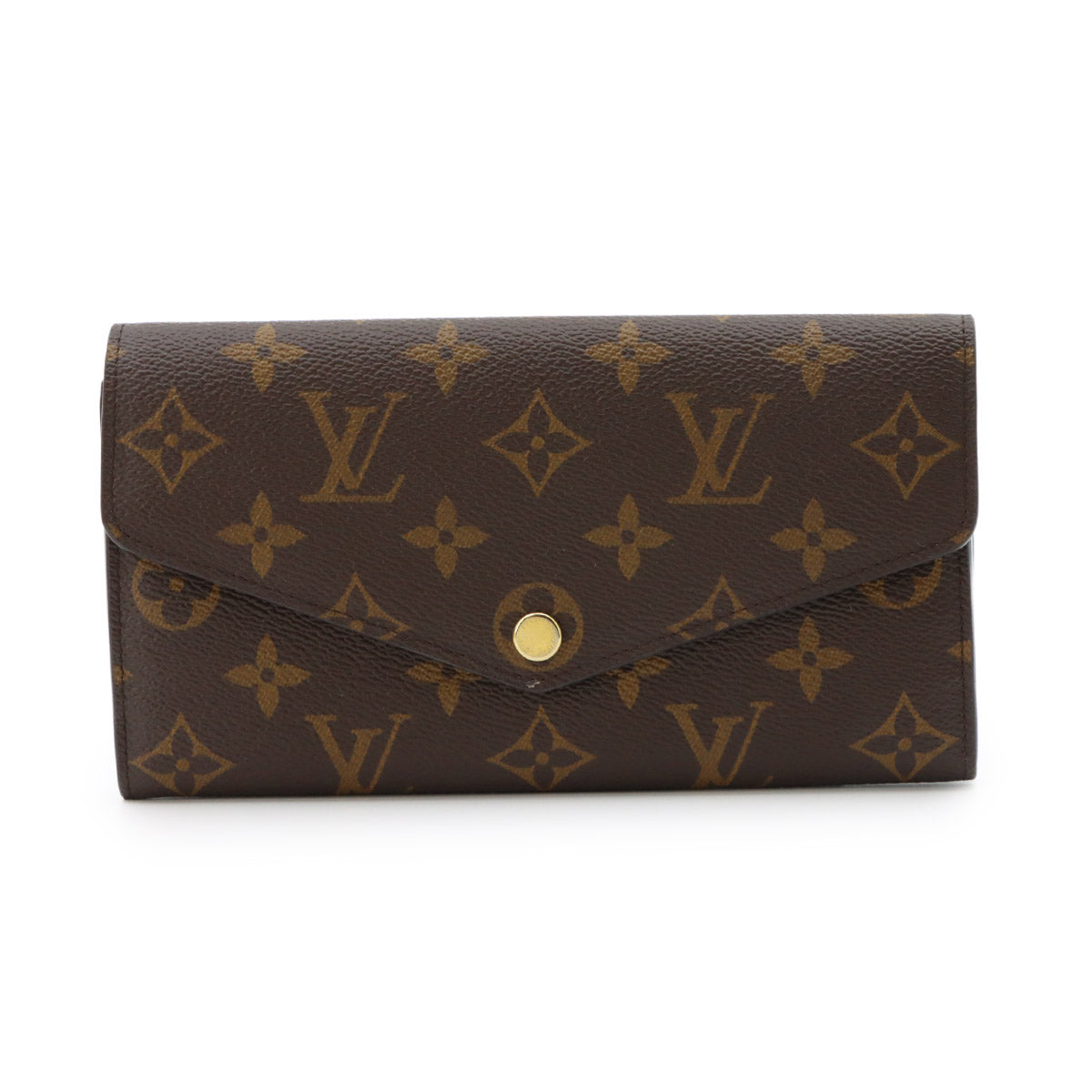 Monogram Sarah Wallet Brown Blue Olympe M83580