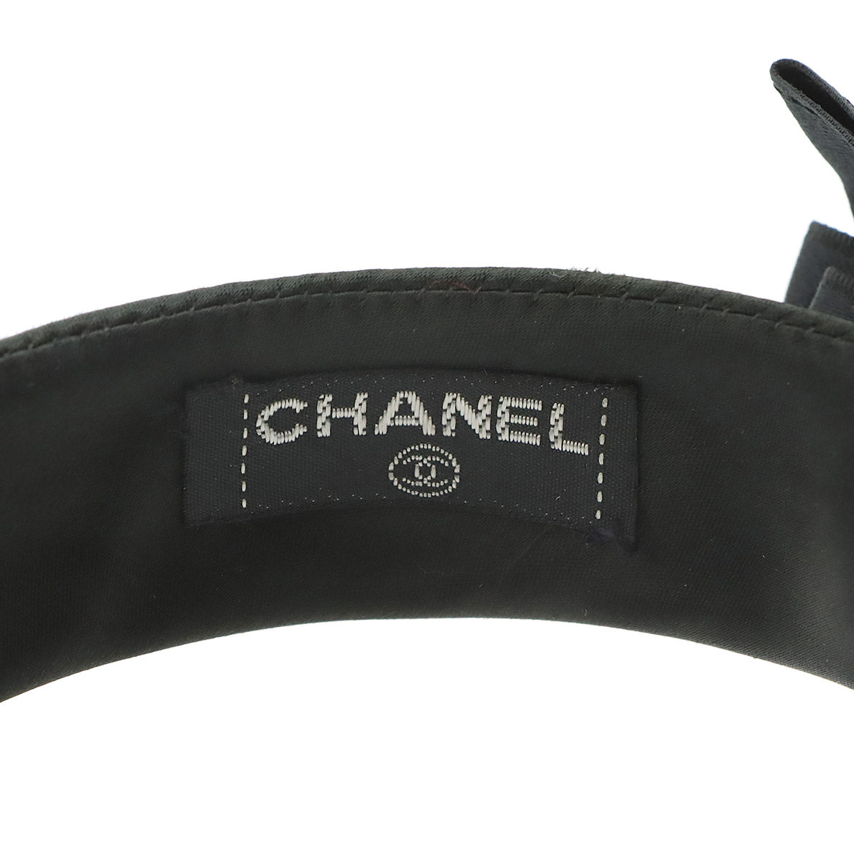 Ribbon Headband Satin Black Hair Accessory Vintage