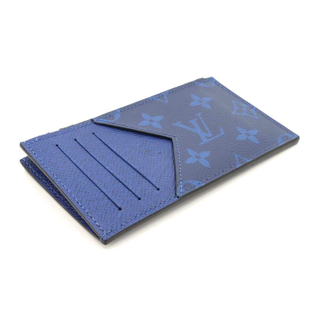 Taigarama Coin Card Holder Case Cobalt M30270