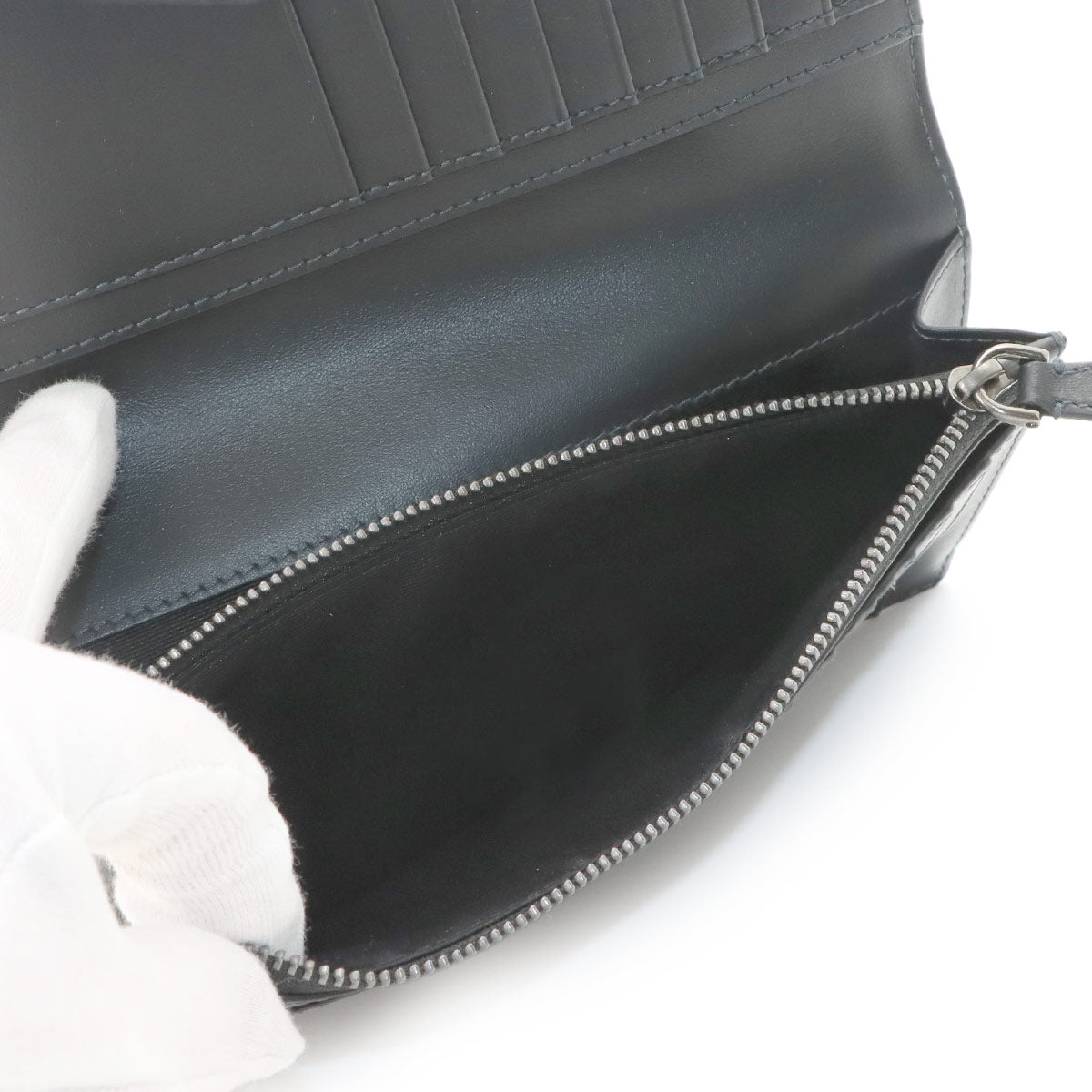 Long Wallet PVC Gray 80645981 Purse