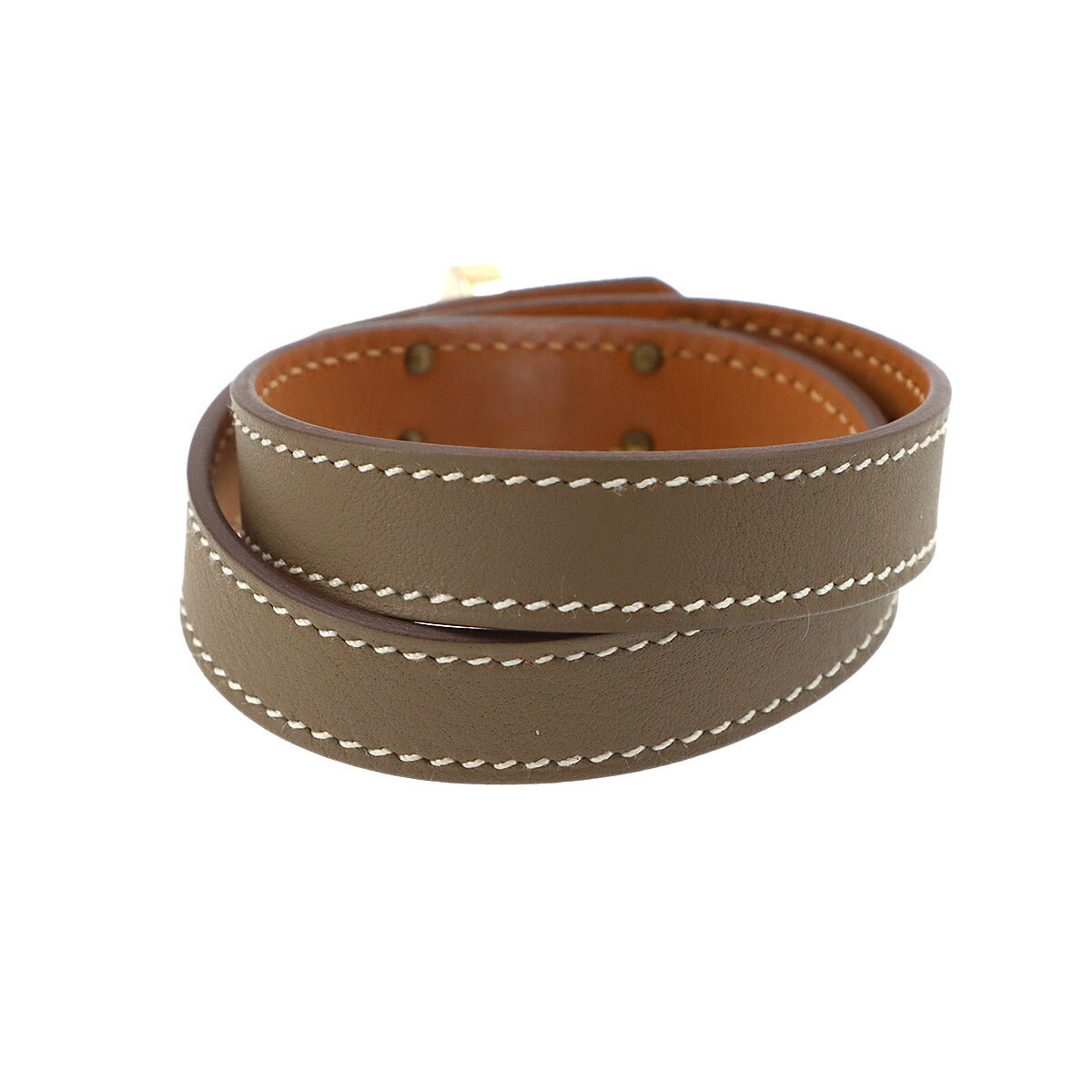 Kelly Double Tour Bracelet Swift Etoupe T2 Accessory