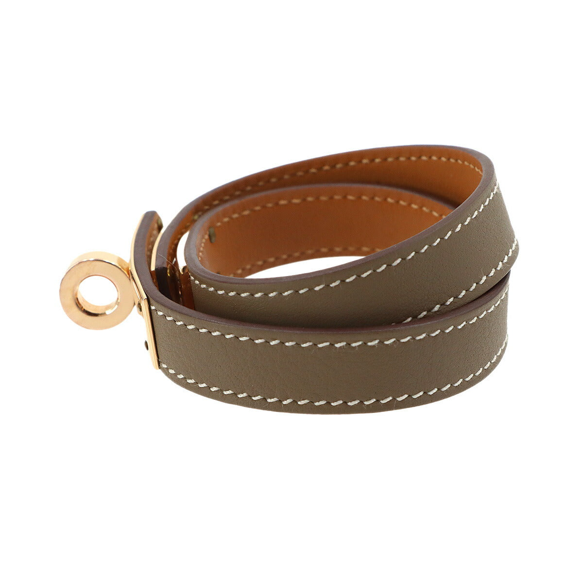 Kelly Double Tour Bracelet Swift Etoupe T2 Accessory