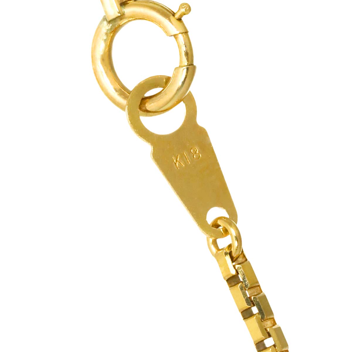 Venetian Necklace 18K K18 YG Yellow Gold 750