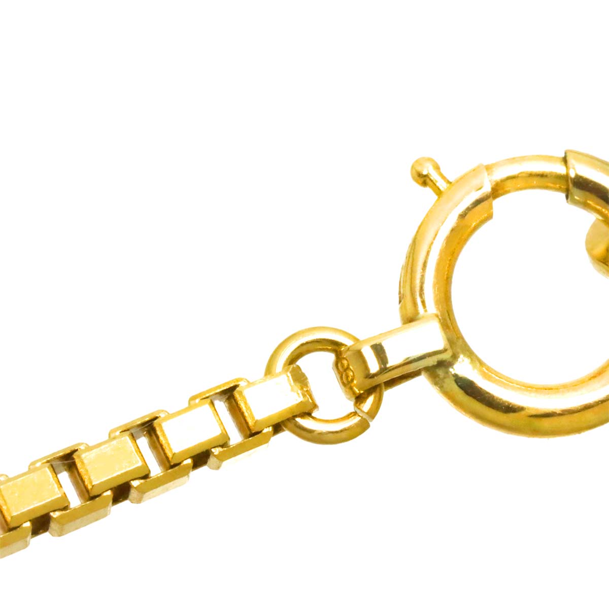 Venetian Necklace 18K K18 YG Yellow Gold 750