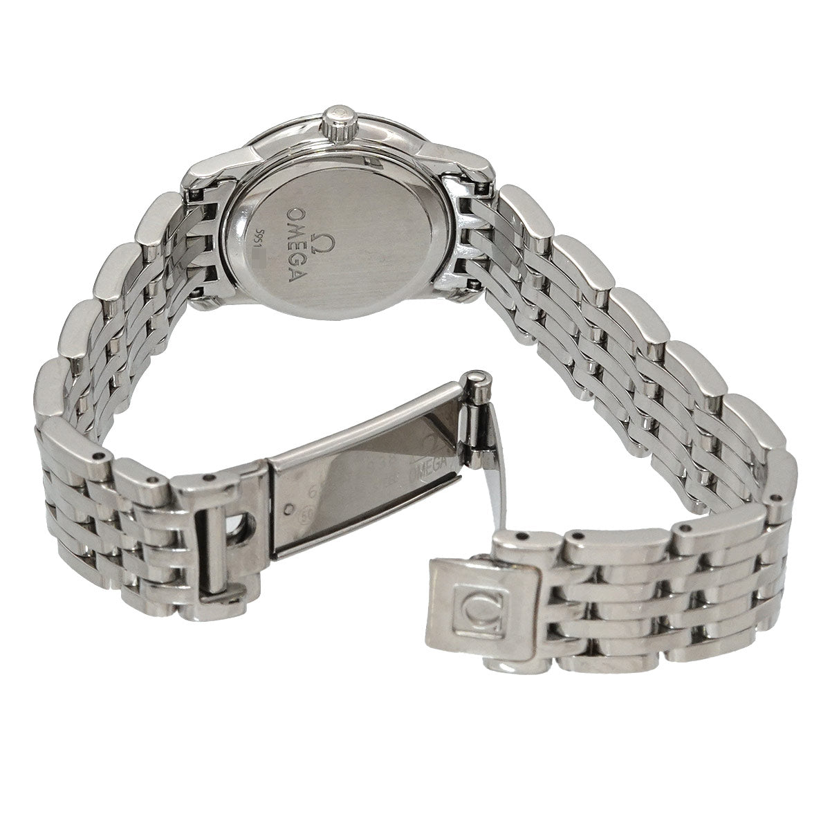De Ville 4577 77 Quartz Diamond White Shell Dial Ladies watch