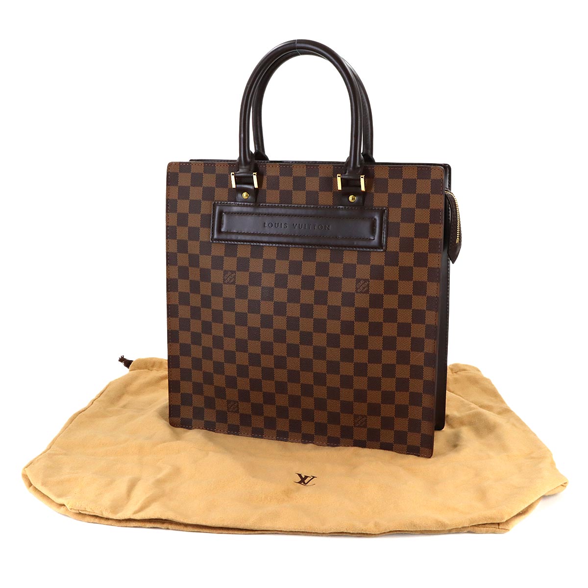 Damier Venice GM Tote Bag Ebene Brown N51146 Purse