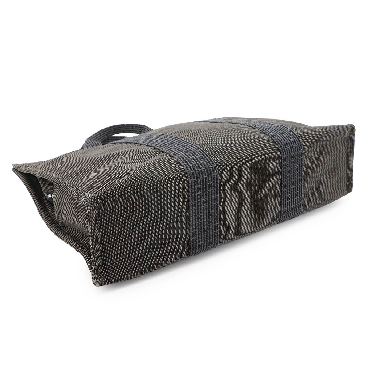 Herline Tote MM Bag Canvas Gray Unisex Purse