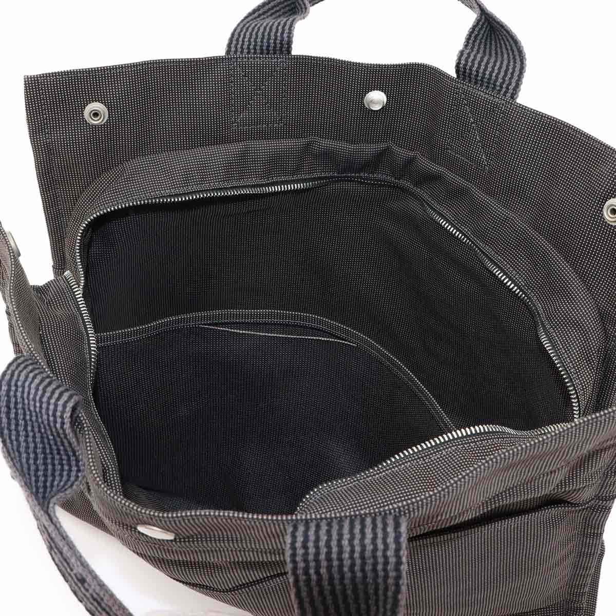 Herline Tote MM Bag Canvas Gray Unisex Purse