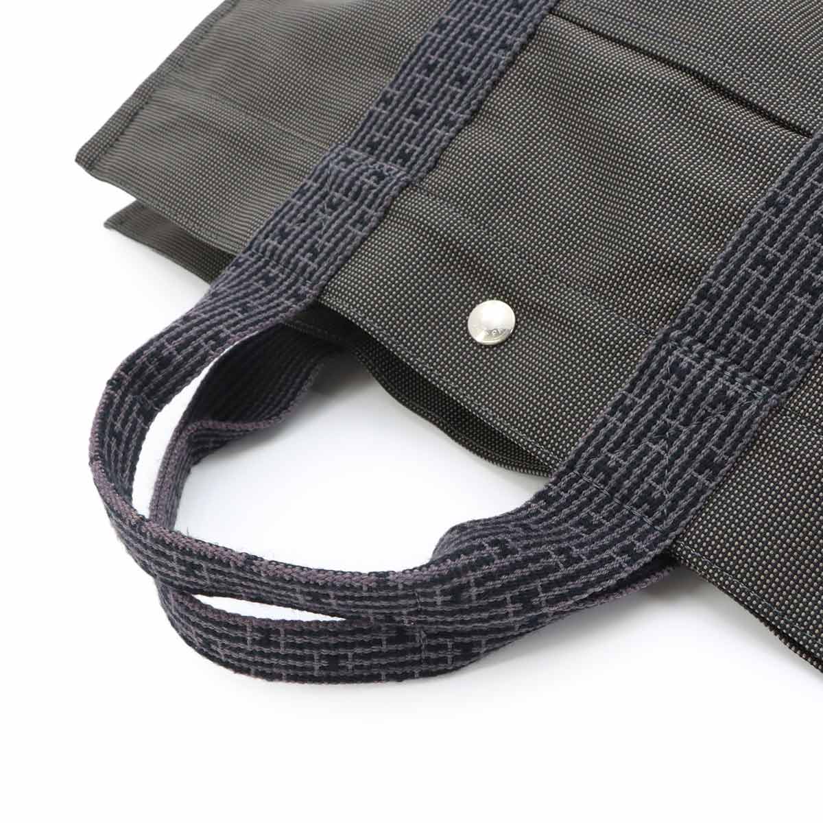 Herline Tote MM Bag Canvas Gray Unisex Purse