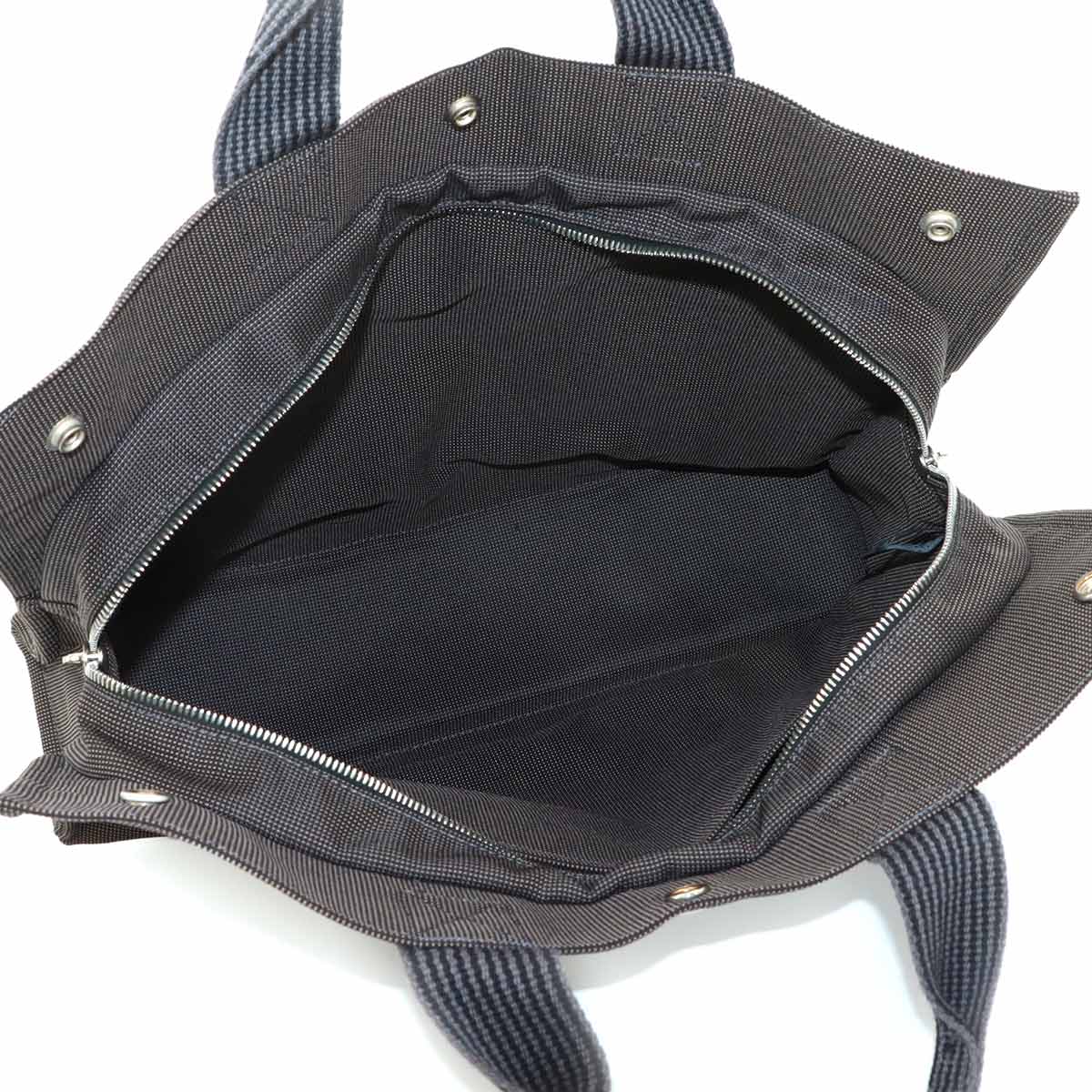 Herline Tote MM Bag Canvas Gray Unisex Purse