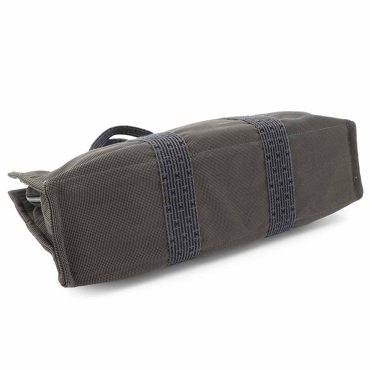 Herline Tote MM Bag Canvas Gray Unisex Purse