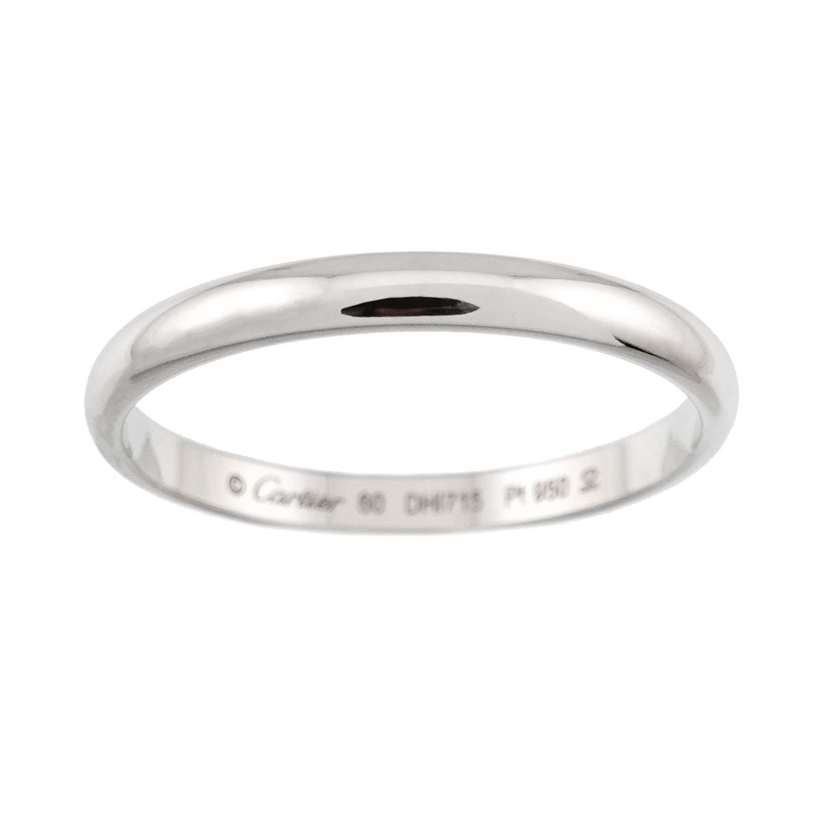 Classic Ring Platinum Size60 8.75-9(US)