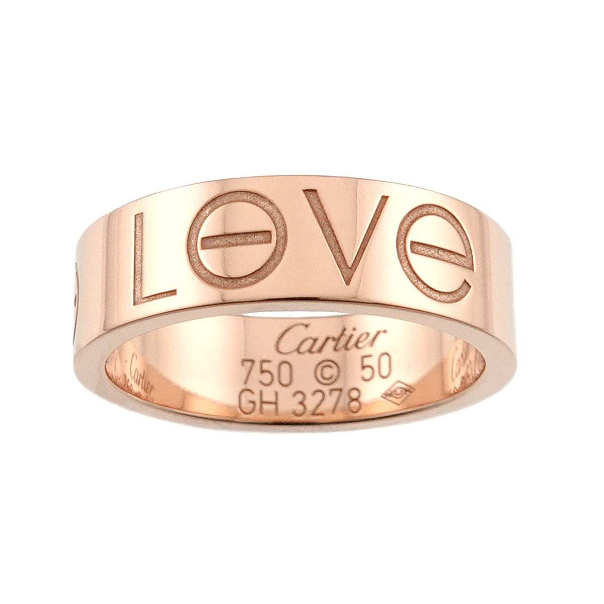 Love Ring 18K Pink Gold 750 size50 5-5.25(US)