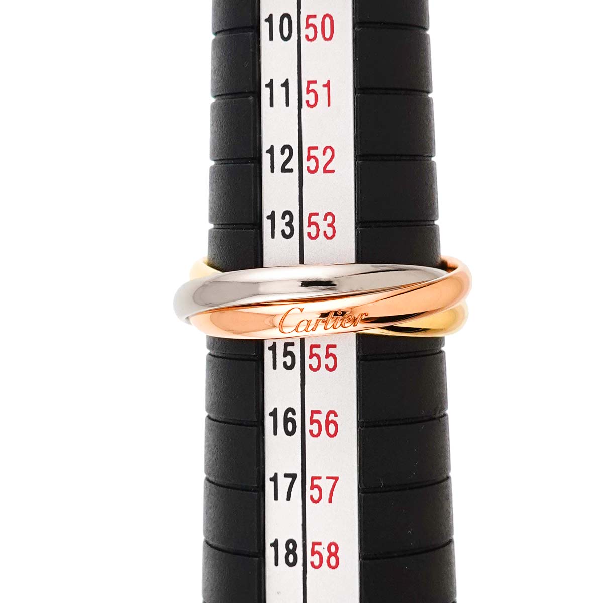 Trinity SM Ring 18K YG WG PG 750 Size54 6.75(US)