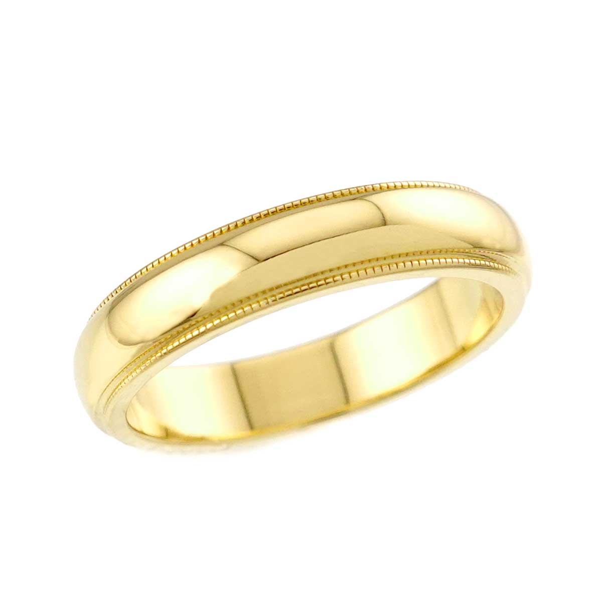 Milgrain Band Ring 18K YG 750 Size5.2(US)