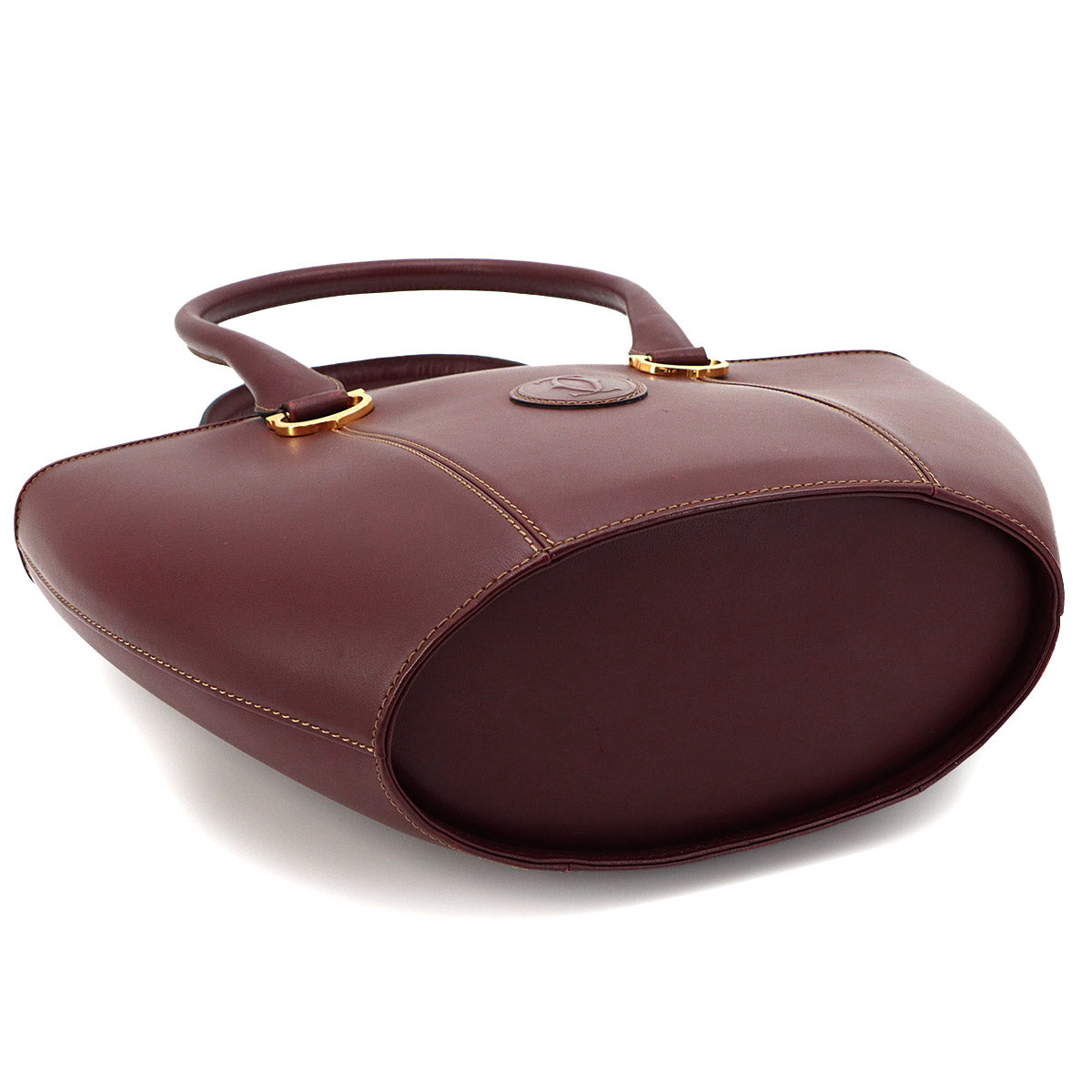 Must Hand Bag Leather Bordeaux Purse