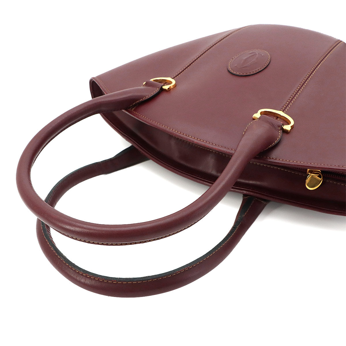 Must Hand Bag Leather Bordeaux Purse